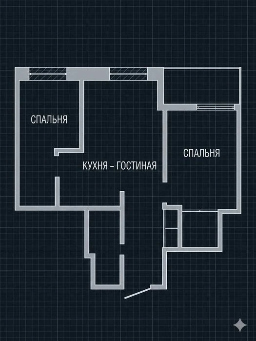 ЖК Эллада. 2 комн. 54 м Ремонт ! Аркадия.