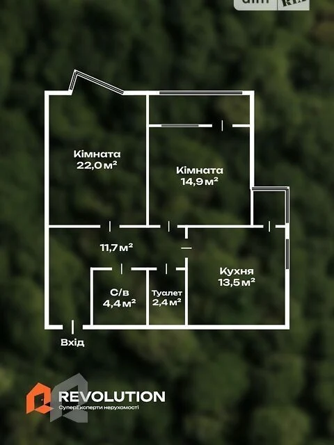 Продаж 2к квартири 70.6 кв. м на вул. Драгоманова 2 • ID 348