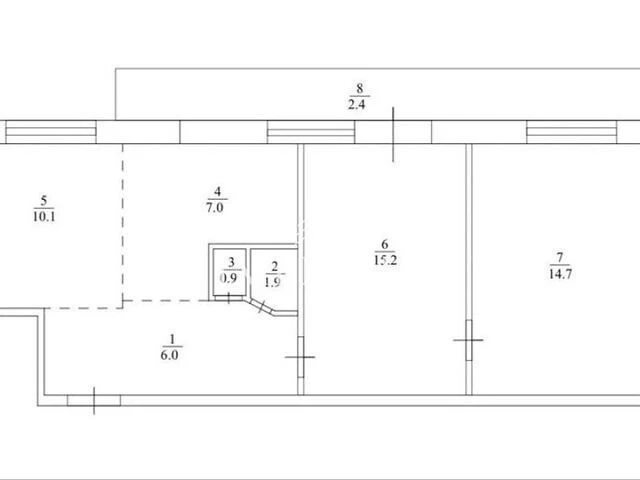 Продаж 3к квартири 60 кв. м на наб. Дніпровська 9А • ID 3483