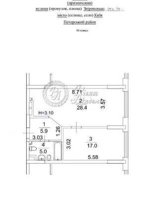 Продаж 1к квартири 56 кв. м на вул. Звіринецька 70А • ID 348