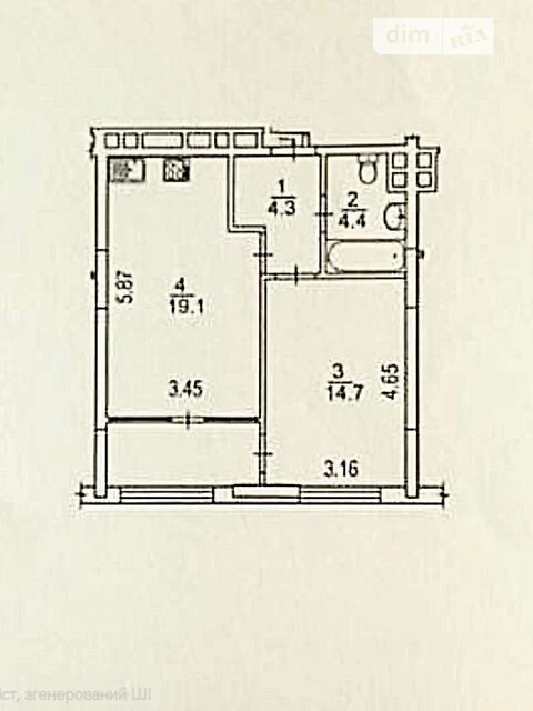 Продаж 1к квартири 47.3 кв. м на вул. Олександра Олеся 10 •