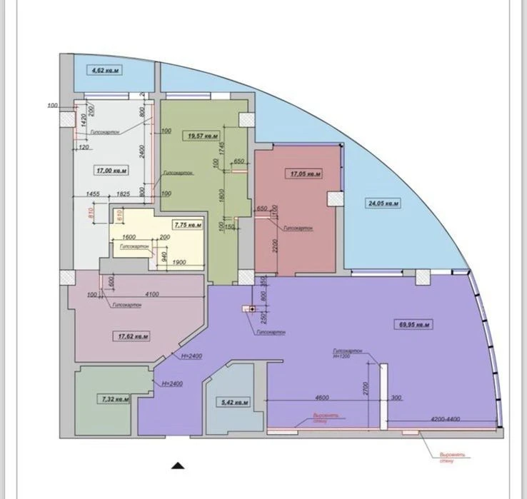 Продам 3 к. квартиру в ЖК Ланжерон, вид на море