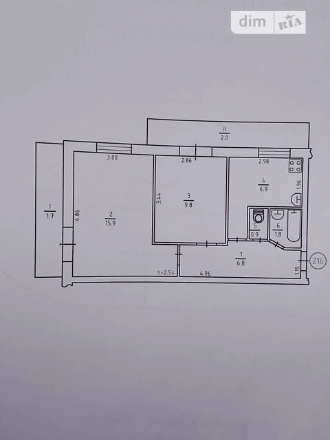 Продаж 2к квартири 45 кв. м на вул. Зодчих 62А • ID 34837633
