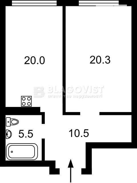 Продаж 1к квартири 57 кв. м на вул. Глибочицька 73 • ID 3483