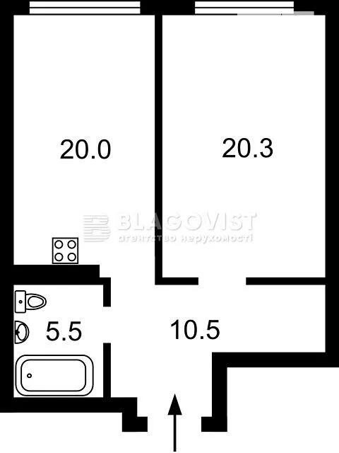 Продаж 1к квартири 57 кв. м на вул. Глибочицька 73 • ID 3483