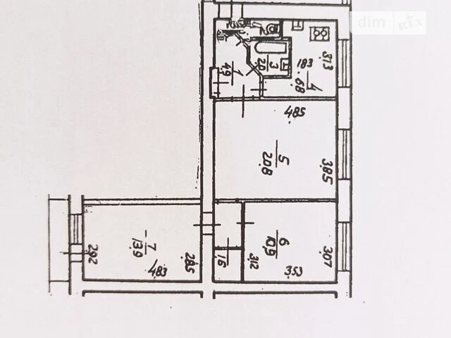 Продаж 3к квартири 62 кв. м на вул. Ентузіастів 17 • ID 3483