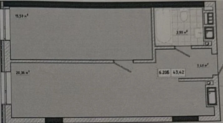 Продаж 1к квартири вул. Трускавецька 2, ЖК Apart Hall