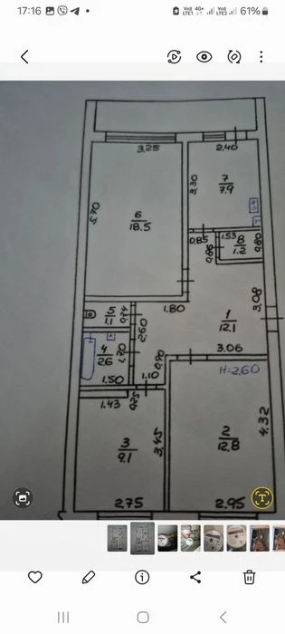 For sale 3-room apartment in Saltovka, Sobornosti Ukrainy Street 279