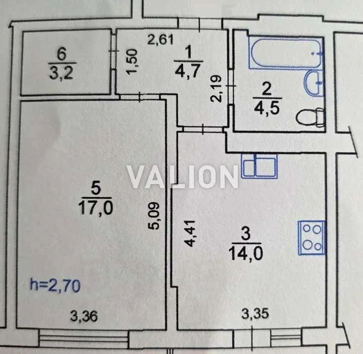 Продаж 1-к квартири вул. Загорівська (Багговутівська) 25 Шев