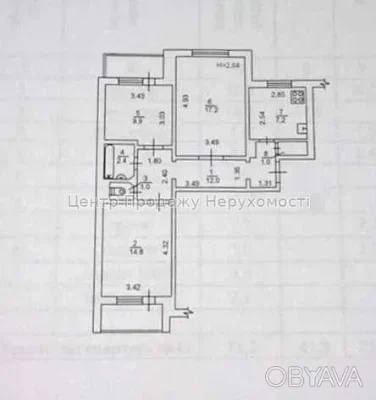 3-room apartment, 71.2 sq.m.