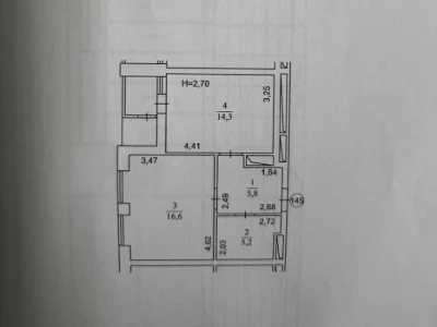 Продаж квартири 45 кв.м. – Бабіча, 8-Г – ЖК «Причал 8» (єОсе