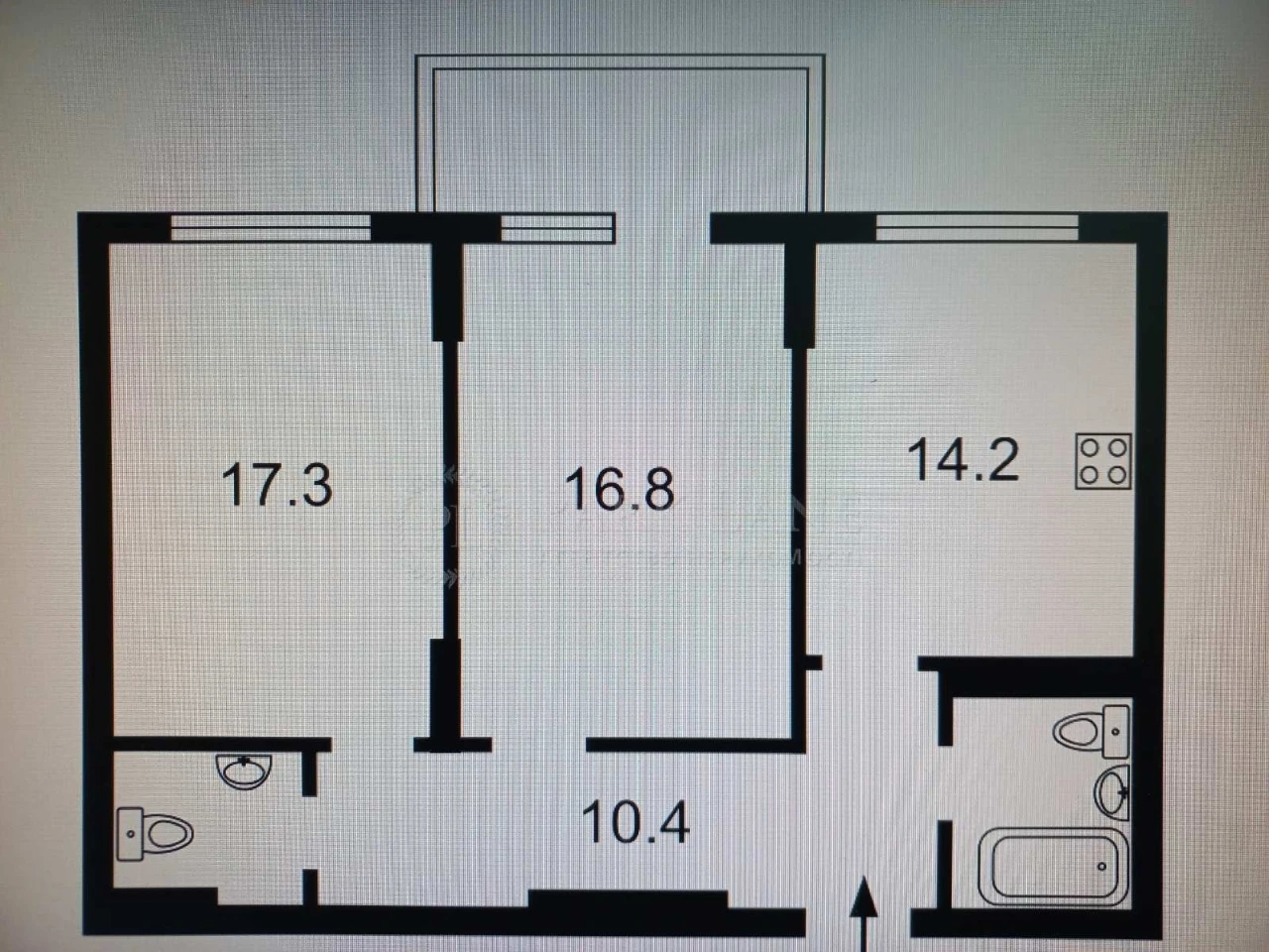 Продаж 2-кімнатної квартири 67 м², Багговутівська вул., 25