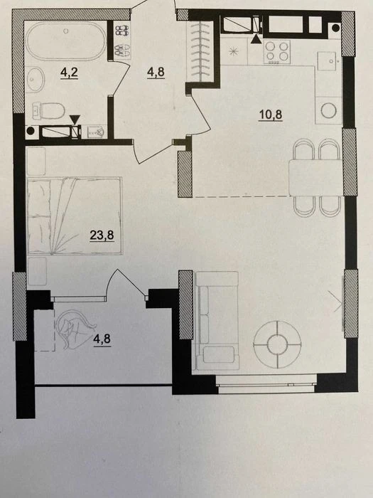 No commission and taxes! I am selling a luxurious 1-room apartment with