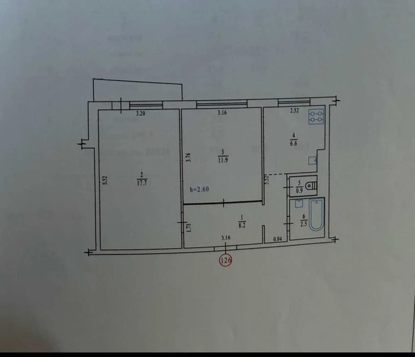 2к квартира 48м2, поверх 5/9, З МЕБЛЯМИ ТА ТЕХНІКОЮ, м-н Пол