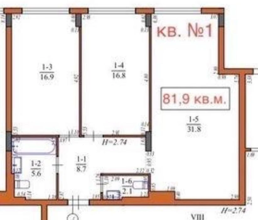 Продаж 2 кімнатної квартири з власним патіо ЖК Інжир вул Брю