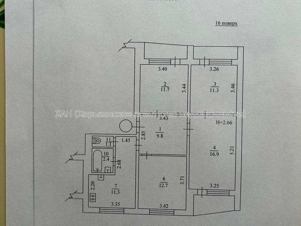 Квартира. Харків, Амосова вул. (Корчагінців)