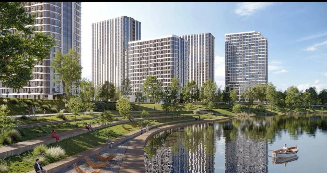 Продаж 1-кімн. кв, 44. 12 м², 4/26 эт, ЖК H2O, Київ – відмін