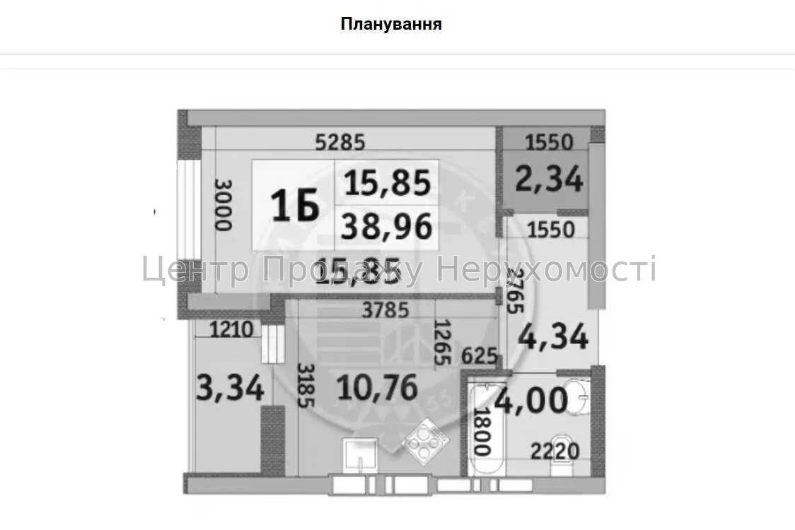 Продаж 1-кімн. квартири 38. 96 м², 21/26 пов, ЖК Медовий-2,