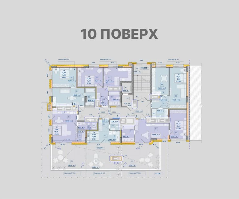 Двоповерхові апартаменти 293,46м2 + тераса в ЖК "Клубний буд