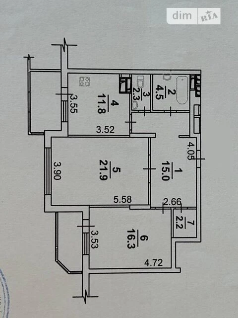 Sale of 2-room apartment 83 sq. m on Chavdar Yelyzavety 1 st. • ID
