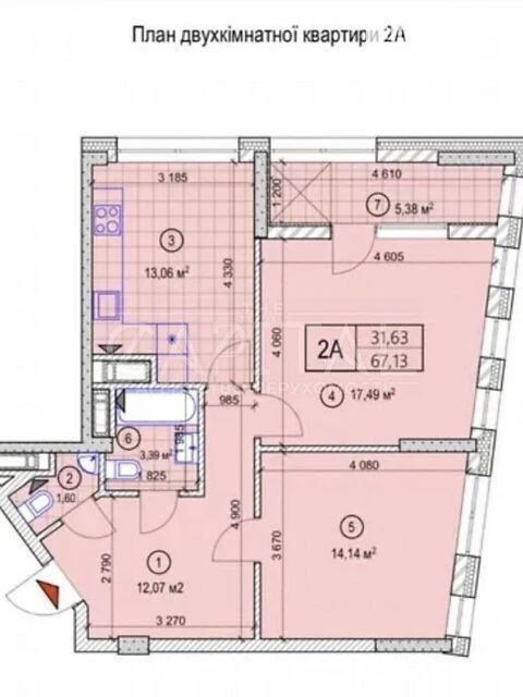 Продаж 2к квартири 68 кв. м на вул. Юлії Здановської 3 • ID