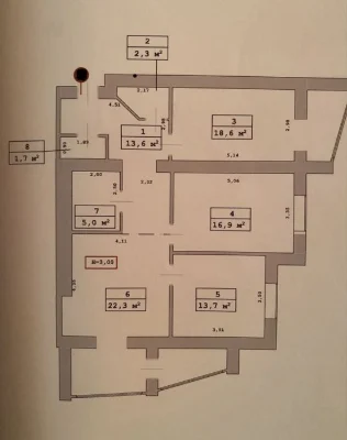 Продажа 3к квартиры 95м2 в ЖК Искринский! Метро защитников у