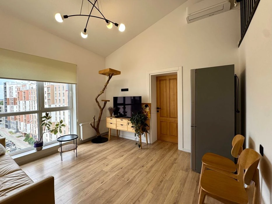 1-кімнатна квартира 64,6 м² з другим рівнем та ремонтом