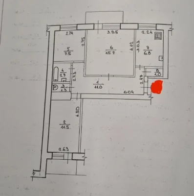 Продам 3 кімнатну кввртиру по вул. Вербова