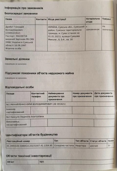 2 кімнатна М. Сумцова
