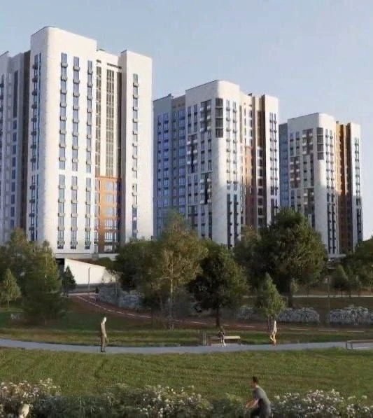 * 2-кімнатна квартира 60,5 м² у новому будівництві ЖК на Сло