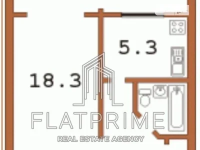 Продаж 1к квартири 33 кв. м на пров. Мінський 6А • ID 348456