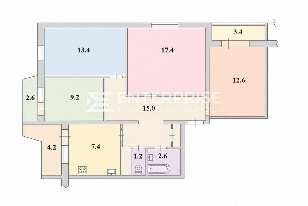 No commission Akademmistechko Sale 4k apartment M. Popovy St.