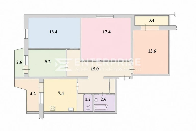 No commission Akademmistechko Sale 4k apartment M. Popovy St.