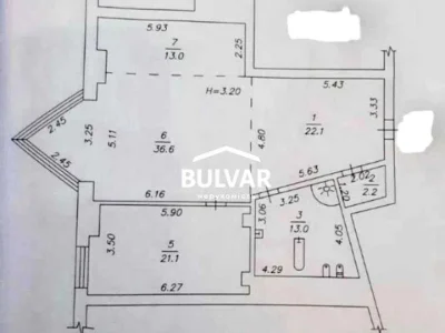 Apartment. Kharkiv, Bannyi lane.