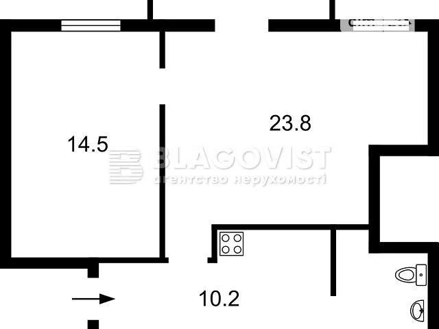 Продаж 2к квартири 53 кв. м на пров. Музейний 8Б • ID 348451