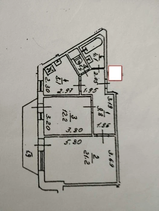 2 two-room apartments for sale, Balzac Street 6.