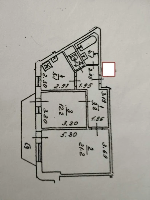2 two-room apartments for sale, Balzac Street 6.