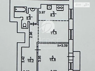 Продаж 2к квартири 54 кв. м на вул. Антоновича 12 • ID 34851