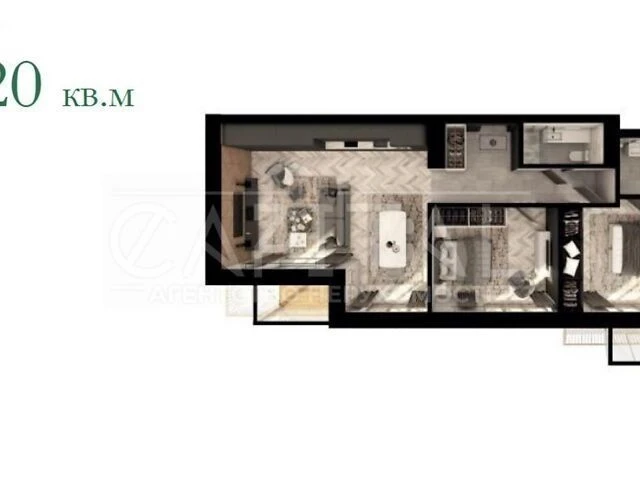 Продаж 2к квартири 87 кв. м на вул. Набережно-Хрещатицька 21