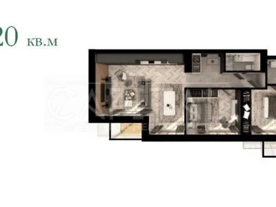 Продаж 2к квартири 87 кв. м на вул. Набережно-Хрещатицька 21
