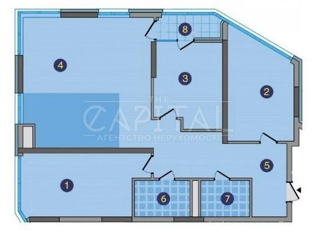 Продаж 3к квартири 125 кв. м на вул. пр-т Бажана Миколи 8 •