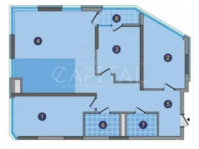 Продаж 3к квартири 125 кв. м на вул. пр-т Бажана Миколи 8 •