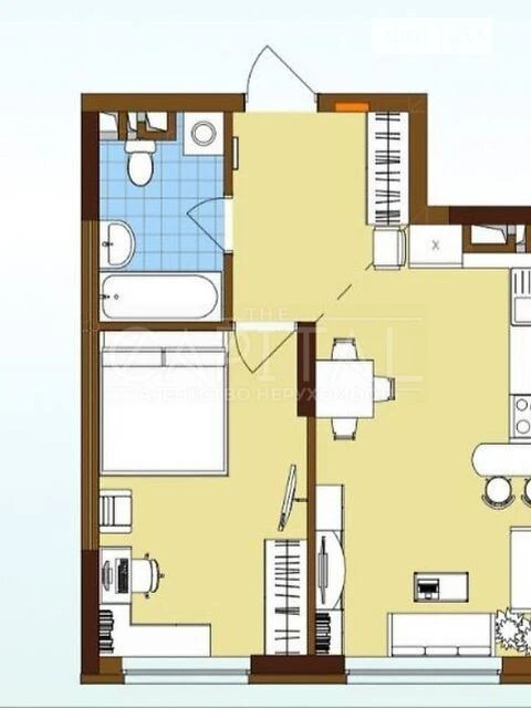 Продаж 2к квартири 42.37 кв. м на вул. пр-т Європейського Со
