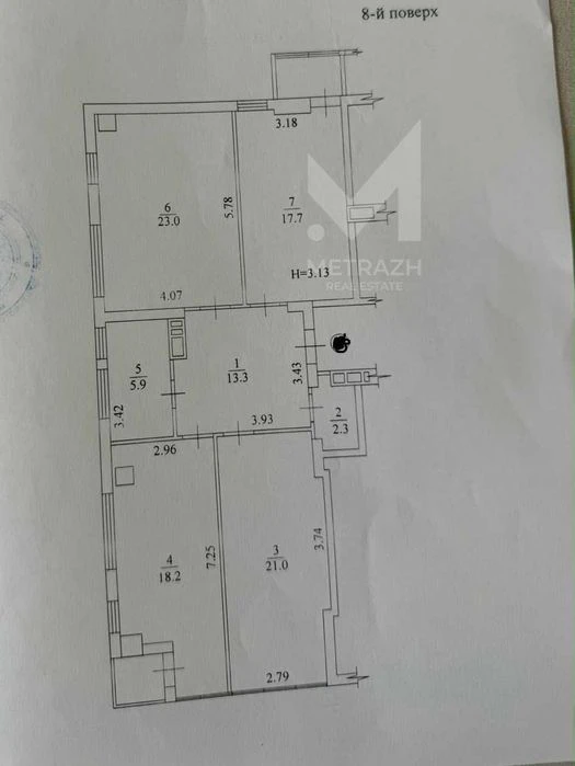 Продажа просторной 3к квартиры ЖК Павловский Квартал Научная