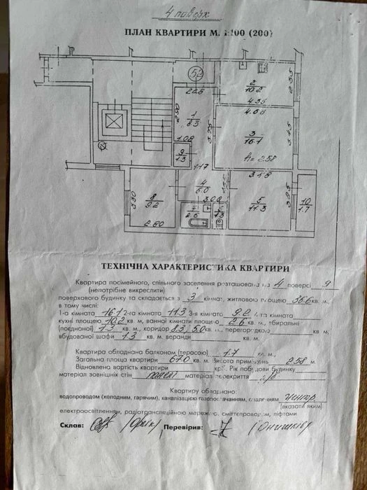 ПРОДАЖ 3-кім квартири по вул.Щурата 9  Шевченківський район