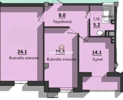 Двокімнатна квартира в новобудові на Черемушках | Розтерміну