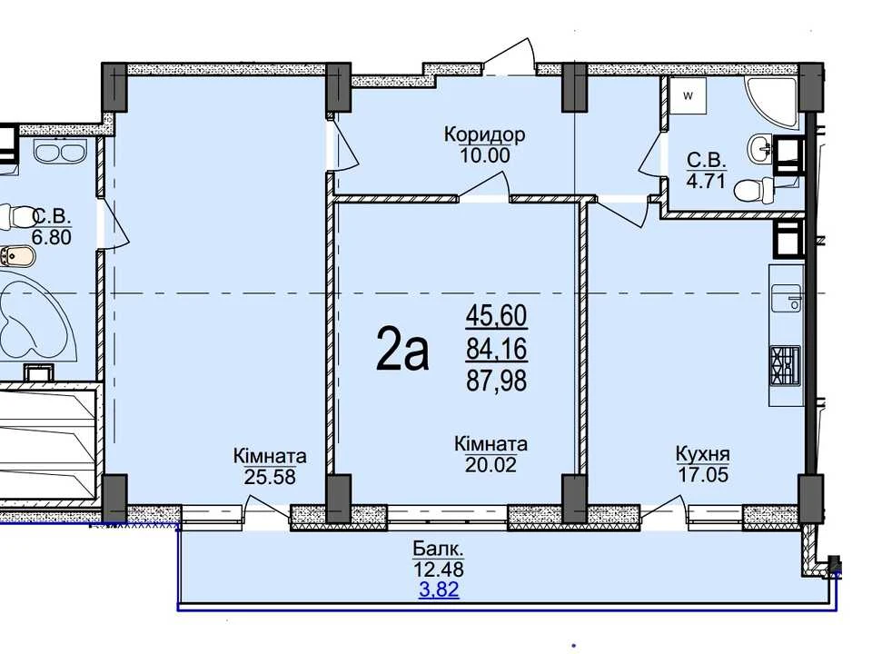 Квартира. Черкаси, Шевченка бульв., (Будинок)