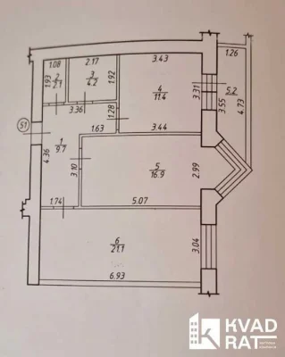 Продаж 2-кімнатної квартири біля німецького озера