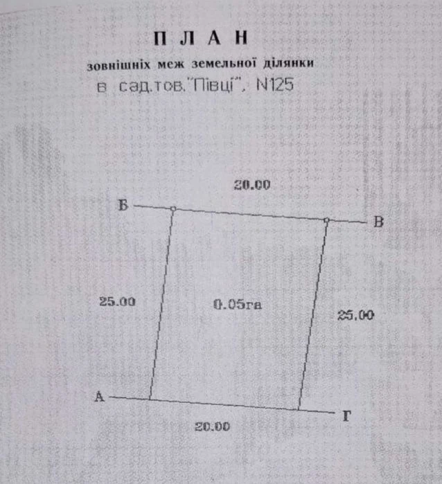 Продаж земельної ділянки в місті