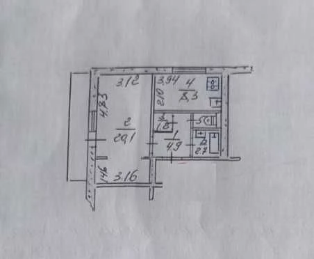 + Продам 1 ком. квартиру ул.Корищенко 12000 дол.